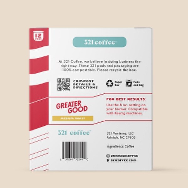 321 Compostable Coffee Pods